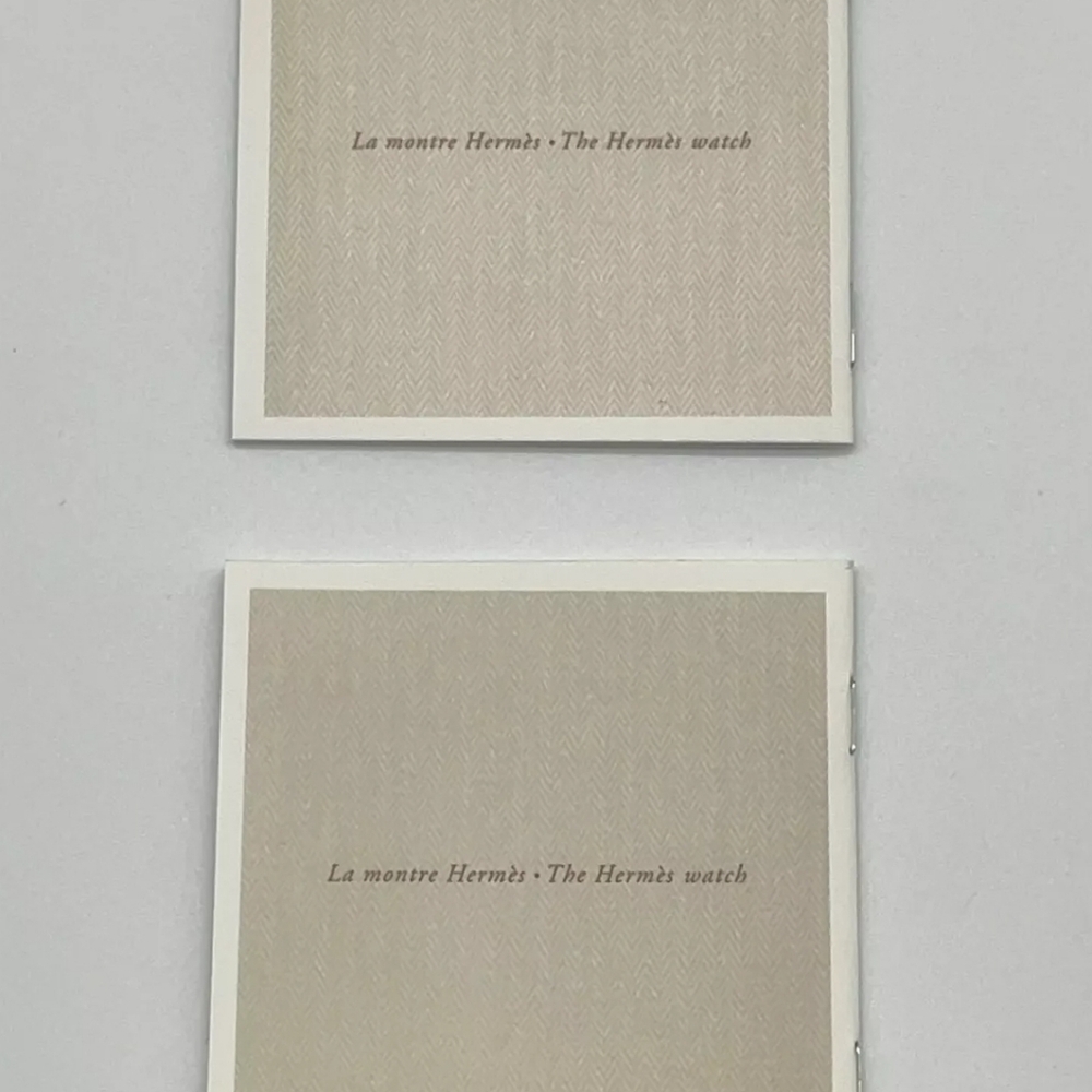 💜 Hermes Loke Gold Color L01.201  Square Quartz Watch W/Box/Card Like New - Picture 10 of 13